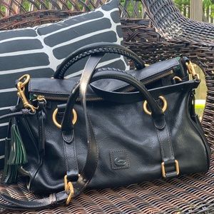 Dooney and Bourke Florentine Small Satchel Black